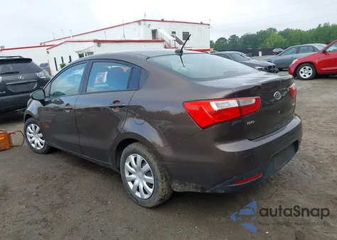 2013 Kia Rio Ex из США, поврежденный, VIN KNADN4A30D6113403